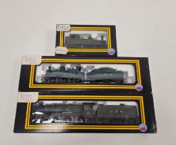 Three Dapol 00 gauge boxed locomotives to include D0188 Deans Goods GWR green, D103 GWR 4-6-0 No.