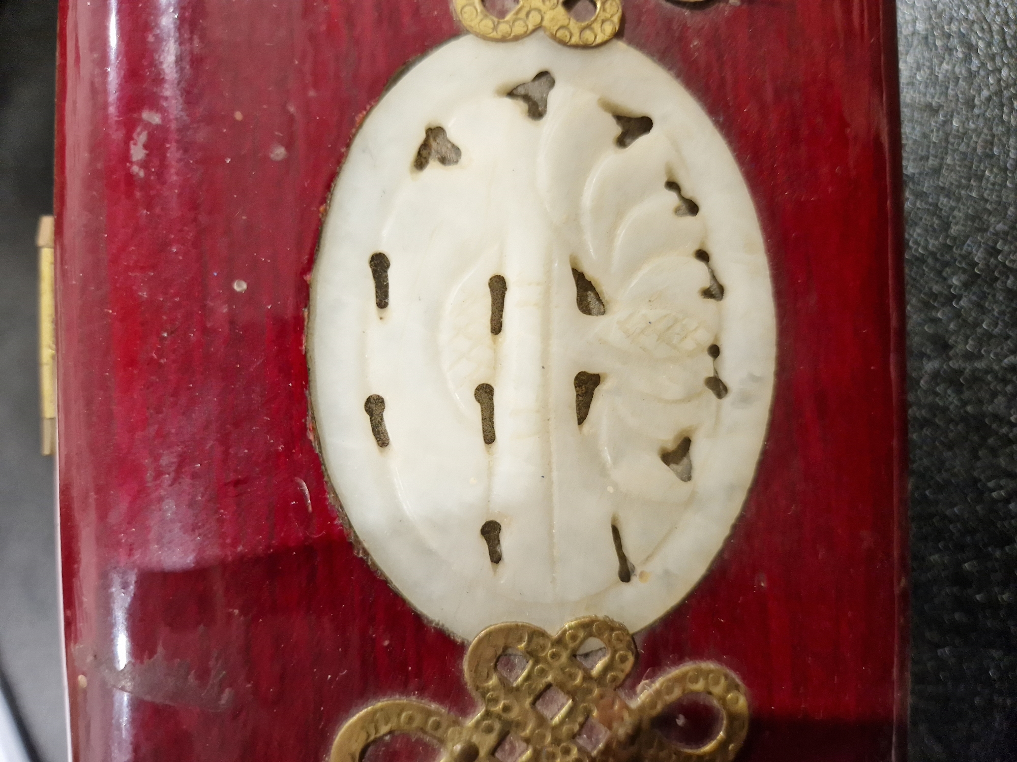 Victorian rosewood and brass-mounted toilet box, the interior fitted with compartmentalised trays - Image 12 of 19