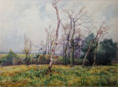 George Hamilton Constantine (1878-1967) Watercolour "Mayfield Valley", signed lower right, framed