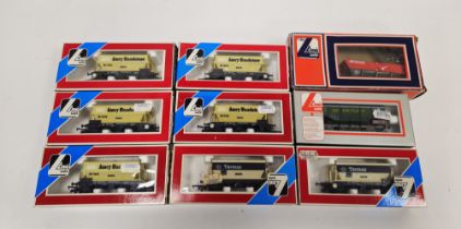 Nine boxed Lima Models 00 gauge rolling stock to include 5 X No. 305636 ARC Amey Roadstone Hopper, 2