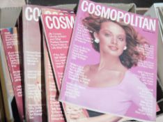 Run of 'Cosmopolitan' magazines - 1970's (1 box) Condition Report All with varying degrees of wear