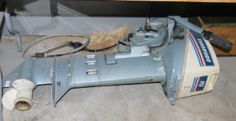 Outboard motor, makers name EVINRUDE, model E1S BAL CTR