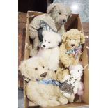 Quantity of reproduction small teddy bears, principally early 20th century in style, to include