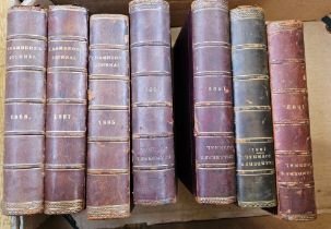 Chambers Journal , bound volumes 1880's and 1890's (2 boxes) and Chambers Encyclopaedia (2 boxes) (4