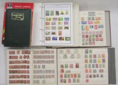 GB & Rest of World stamps: Box of 7 albums/stockbooks books of mostly mint & used definitives &