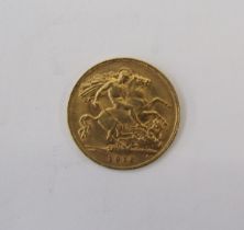 Edwardian Half Sovereign 1912