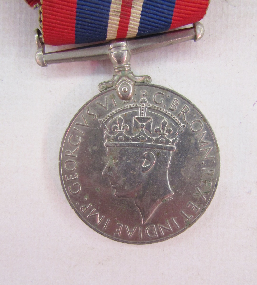 WWII George VI territorial medal, named to '5.5186093.Pte.C.Hambling.R.A.S.C.', together with WWII - Image 5 of 9