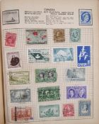 All World Stamps: Green “Pelham” album mainly used definitives and commemoratives mostly from