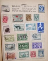 All World Stamps: Green “Pelham” album mainly used definitives and commemoratives mostly from