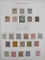 Monaco mint and used stamps from 1885 to modern day including good sets to highest value, air