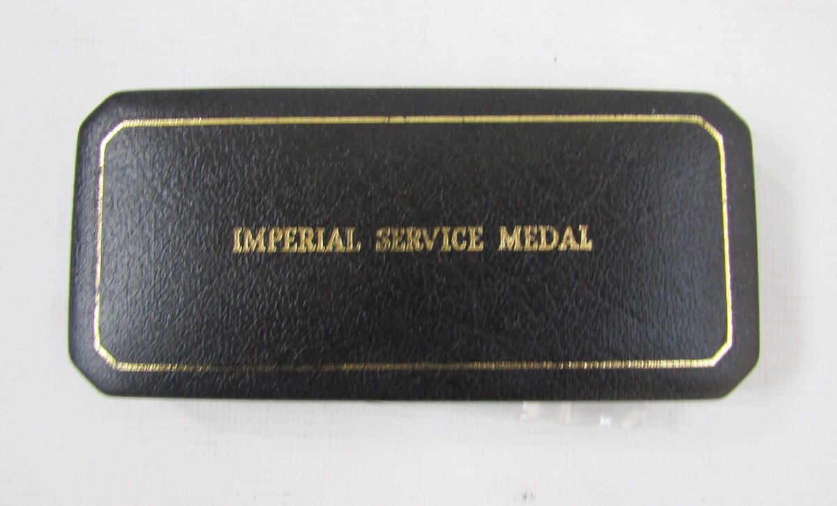 Imperial Service medal, Elizabeth II, presented to Richard David Edwards, with ribbons, in - Image 4 of 7