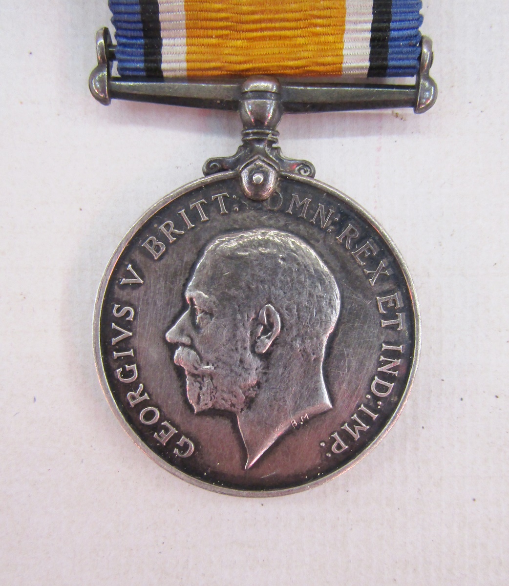 WWI George V military medal, war medal and victory medal, named to '5-26471.L.Cpl.J.Thompson.11/ - Image 3 of 6