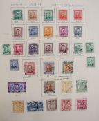 Blue Crown New Zealand stamp album, mainly KGVI/QEII, of mostly mint & used definitives &