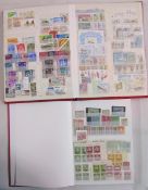 World stamps: Mint & used accumulation in 3 stock-books including Chinese Republic definitive