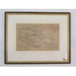 Partially hand coloured map of The West Indies, plate CCLV, inscribed 'Encyclopeadie Brittanica