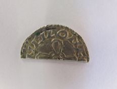 Harold 1st silver cut half penny, struck 1035 – 1040, jewel cross, Arnketill of York, with