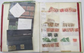 GB stamps: Tatty stockbook of mainly used KEVII-QEII “swaps” including many KGV Seahorses higher