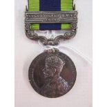 George V Indian General Service medal with Afghanistan N.W.F. 1919 clasp named to '8372.Pte.F.
