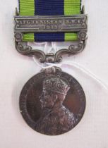 George V Indian General Service medal with Afghanistan N.W.F. 1919 clasp named to '8372.Pte.F.