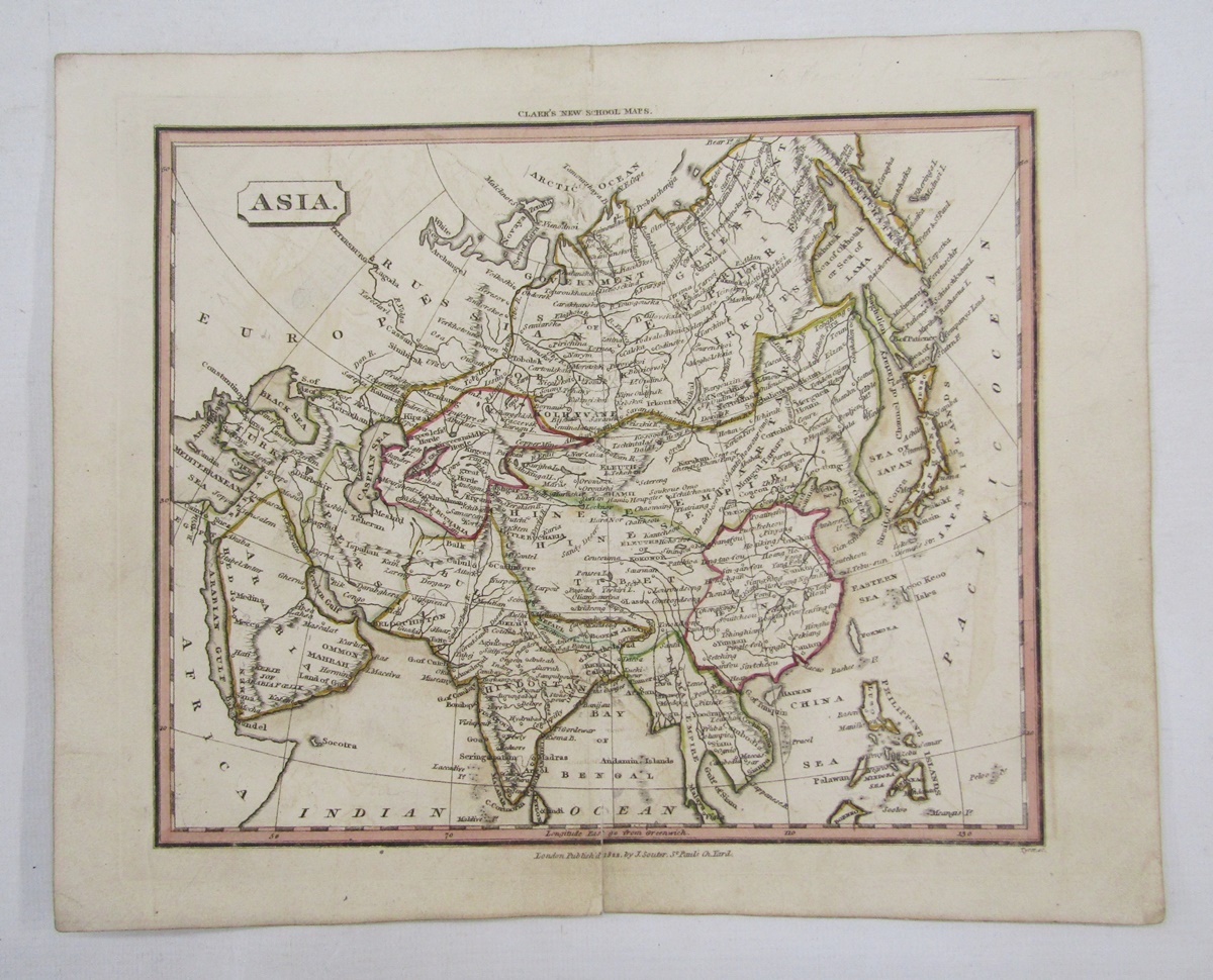 The Times Survey Atlas of the World, JG Bartholomew, 1922, two volumes (poor condition). Quantity - Image 4 of 11