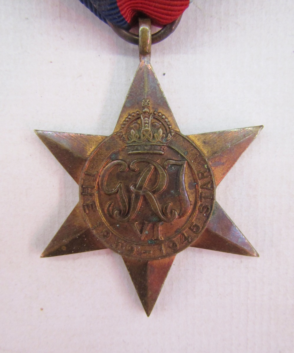 WWII George VI territorial medal, named to '5.5186093.Pte.C.Hambling.R.A.S.C.', together with WWII - Image 8 of 9