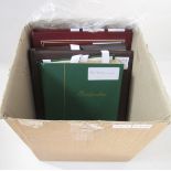 Switzerland stamps: three stock-books, empty album and loose in bag with accumulation of mint and