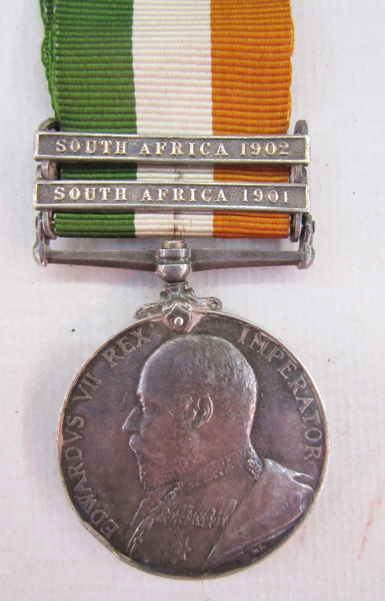 Queens South Africa medal with Belfast, Laing's Nek, Orange Free State and Defence of Ladysmith - Image 11 of 20