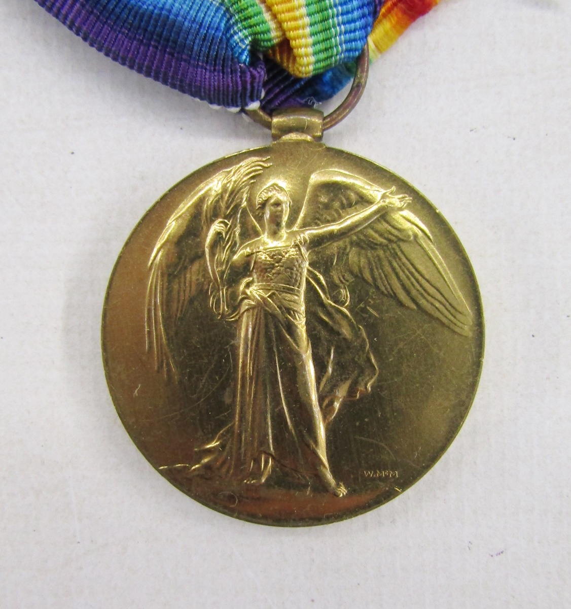 WWI war and victory medal awarded to '70116.Pte.J.A.Race L'Pool.R', WWI victory medal named to ' - Image 4 of 6