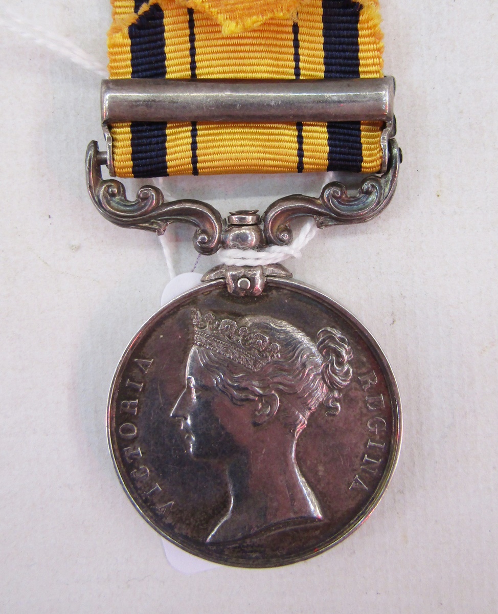 South Africa medal with 1879 clasp, named to '45385 BDE.Corpl.B.Sandford.2/3rd.Foot', provenance,
