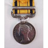 South Africa medal with 1879 clasp, named to '45385 BDE.Corpl.B.Sandford.2/3rd.Foot', provenance,