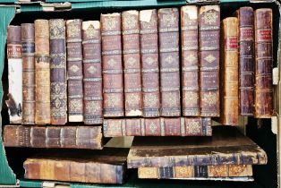 Antiquarian interest - bindings to include:- Hulme "History of England", 10 vols, full calf with