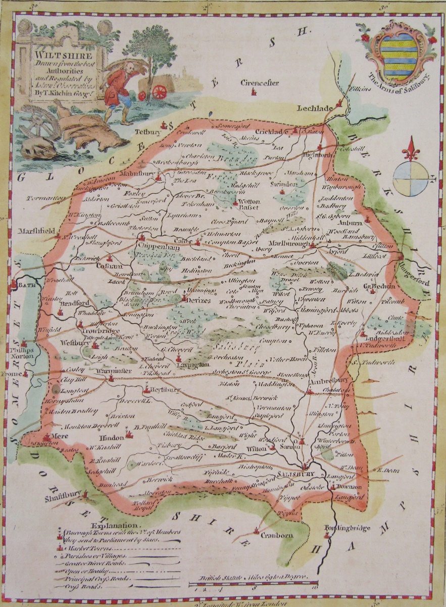 John Speed (1552-1629), pocket-sized/miniature partially coloured map of 'Darbyshire' accompanied by - Image 7 of 7