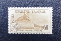 Stamps of France: 1917-1919 War Orphans’ Fund mint 50c +50c Brown, SG 375, cat £275.