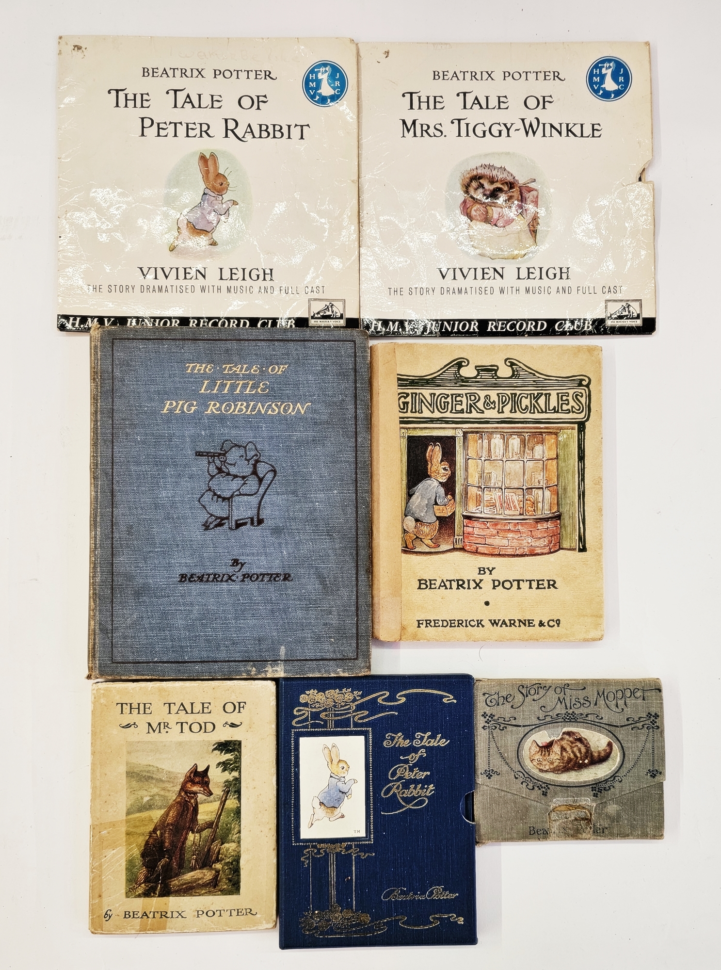 Potter, Beatrix  "The Story of Miss Moppet", Frederick Warne & Co, 1906, Frederick Warne & Co London