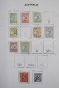 Black Davo specialised Australia stamp album of mint & used KGV to late 1990s including ‘Roos’