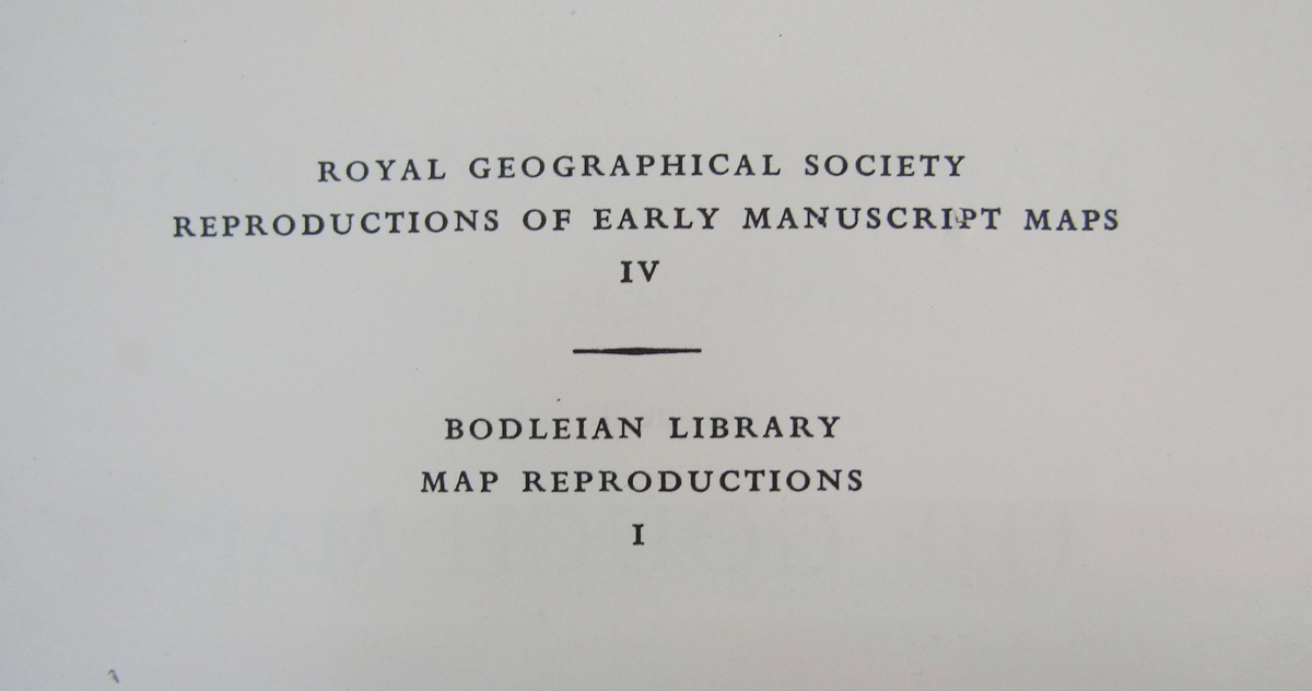 Two reproduction sections of the Gouch map, mounted on board, together with a copy of The Map of - Image 6 of 8