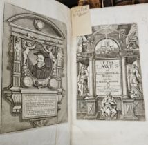 Antiquarian leather bound books, mainly ecclesiastical, to include Fuller, Thomas.  "The Church