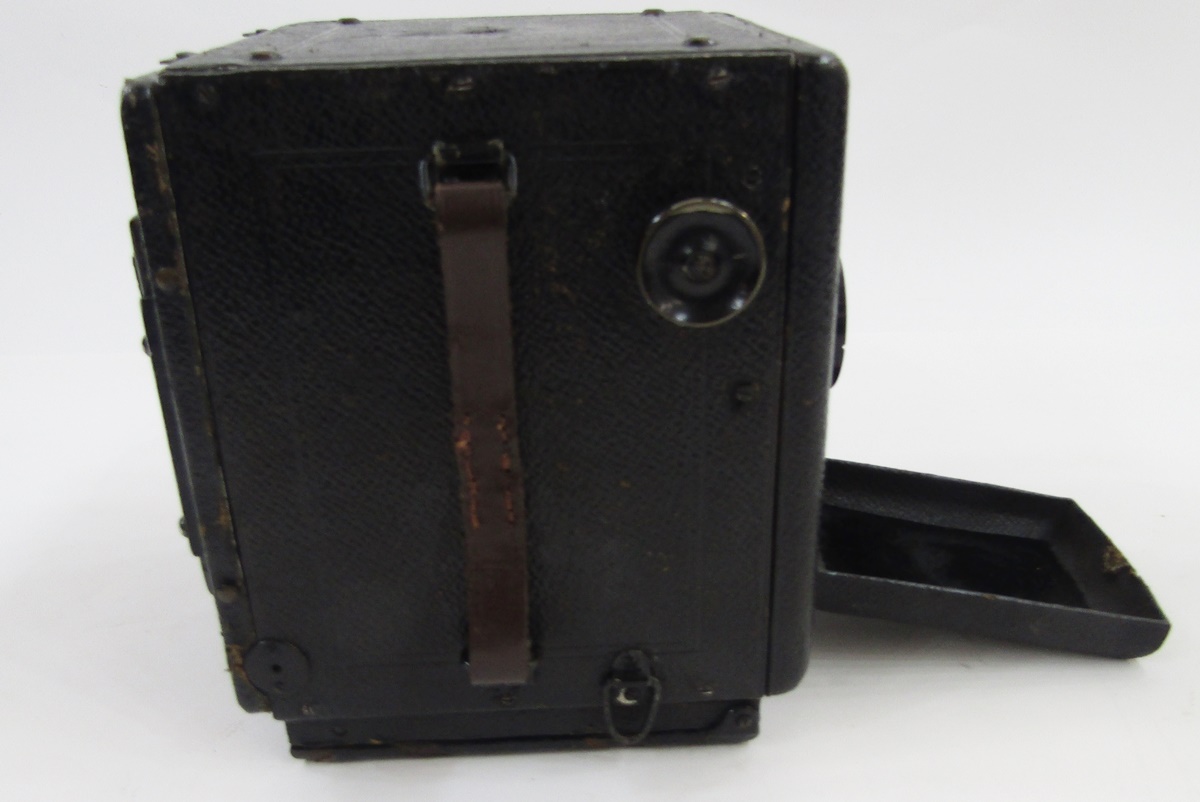 Early 20th century Sands Hunter & co Ensign Popular reflex camera, patent 15548-08, with Carl - Image 5 of 8