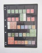 GB stamps: KGV mint definitives and commemoratives on 3 Hagner stock-sheets, both mounted and