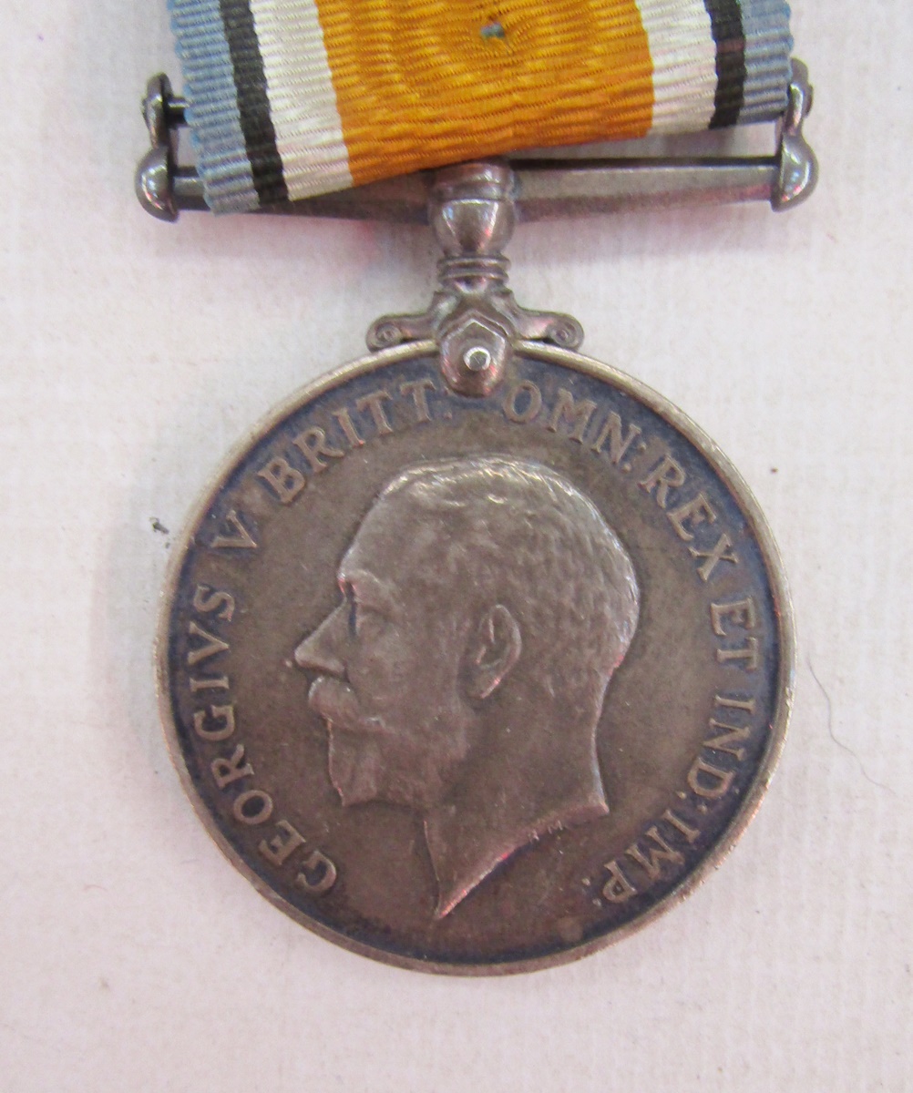 WWI 1914 star, war medal and victory medal, named '8651.Pte.J.Mitchell 1/SCO.RIF', Imperial - Image 5 of 9