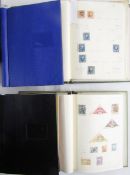 All world stamps: Boxed accumulation in 7 albums and 4 stock-books of countries such as Argentina,