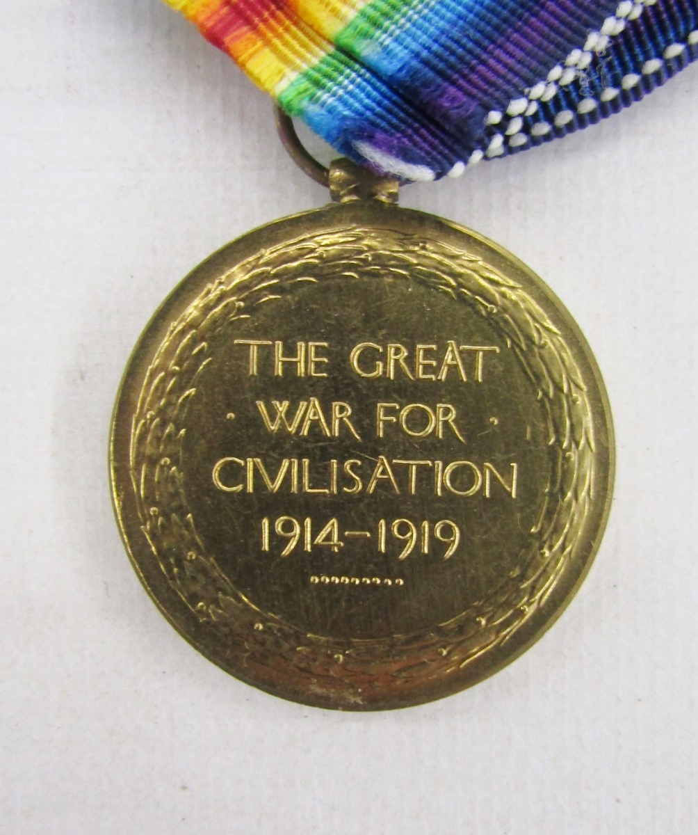 WWI war and victory medal awarded to '70116.Pte.J.A.Race L'Pool.R', WWI victory medal named to ' - Image 3 of 6