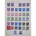 GB Stamps: Bag of 5 albums and loose pages mostly QEII pre-decimal and decimal mint and used, FV £