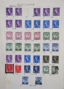 GB Stamps: Bag of 5 albums and loose pages mostly QEII pre-decimal and decimal mint and used, FV £