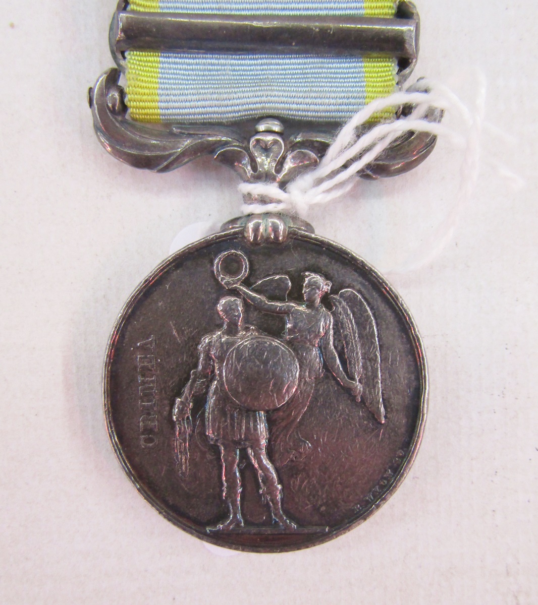 Victorian Crimea medal with Sebastopol clasp, named to 'No 2139 James Cock 17th Regt'. - Image 7 of 12