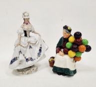 Royal Doulton figure of 'The Old Balloon Seller', printed green marks, HN1315, 19.5cm high and a