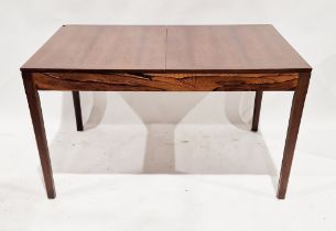 H Sigh & Son, Spottrup, Denmark rosewood extending dining table with two leaves, circa 1970's (CITES
