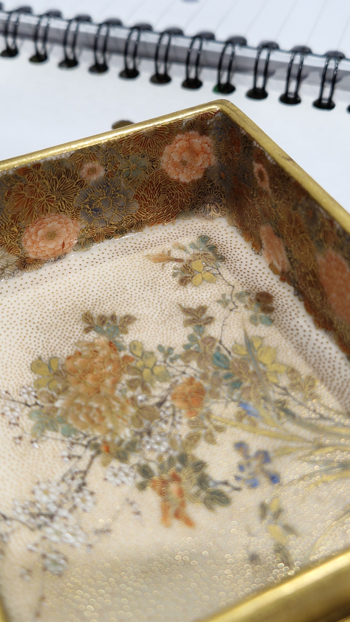 Japanese Meiji period (1868-1912) satsuma rectangular box, the interior painted with - Image 17 of 20