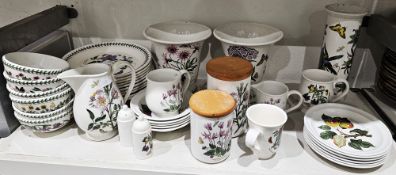 Portmeirion Botanic Garden pattern composite part breakfast/dinner service and other wares including