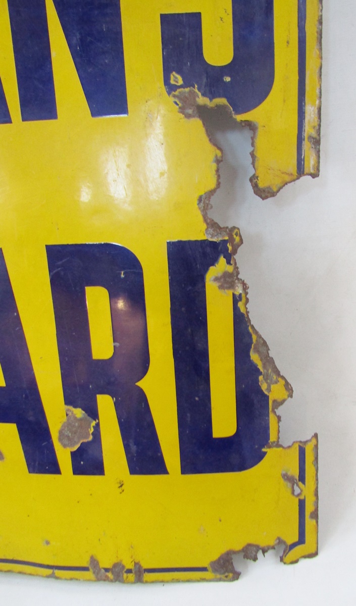 Colman's Mustard advertising sign , metal, with loss and rust, 90 x 94 cm. approx - Image 2 of 2